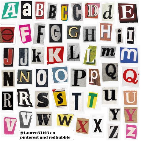 aesthic letters